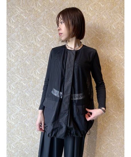 MARECHAL TERRE ★ 3way hoodie vest