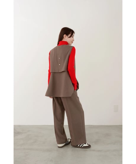 mink chair ★ back flare gilet