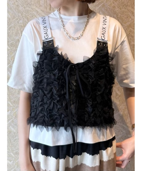 MARGAUX VINTAGE ★ frill bustier