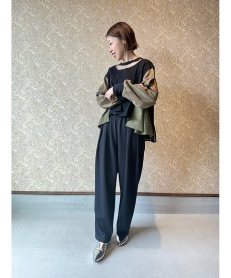 RISLEY ★ back pleated pullover