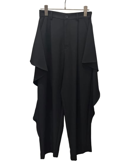 mink chair ★ side frill tuck pants