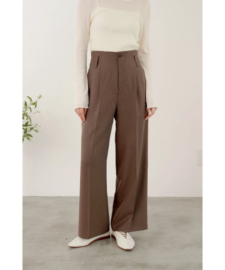 mink chair ★ mini frill straight  pants