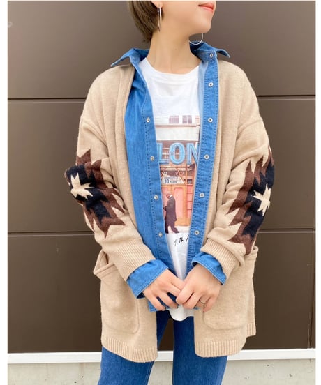 Le Melange ★ jacquard knit cardigan