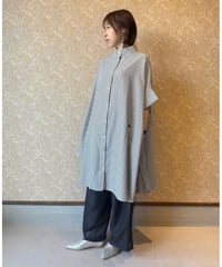 MARGAUX VINTAGE ★ over slit stripe shirt