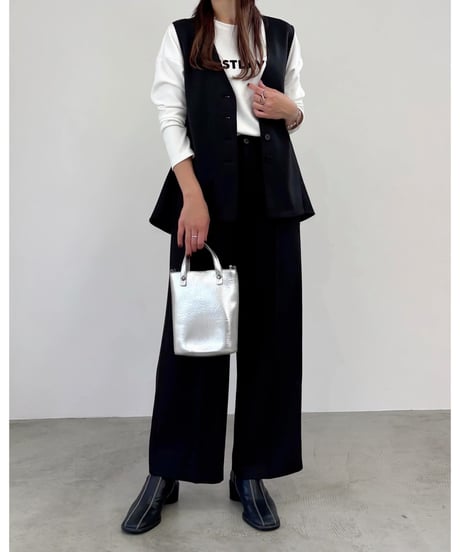 mink chair ★ mini frill straight  pants