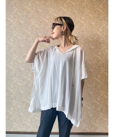 CHIGNON ★ sheer mesh poncho