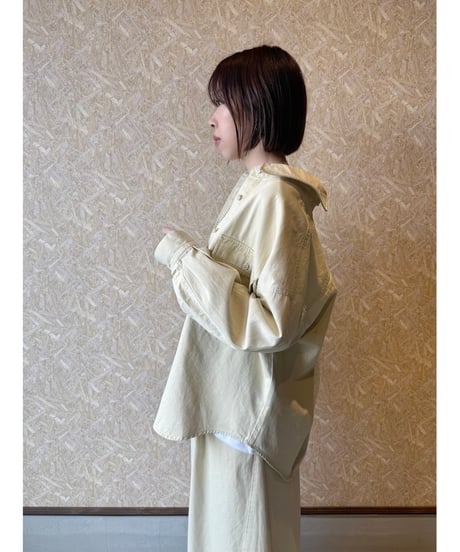 mink chair ★ color denim shirt