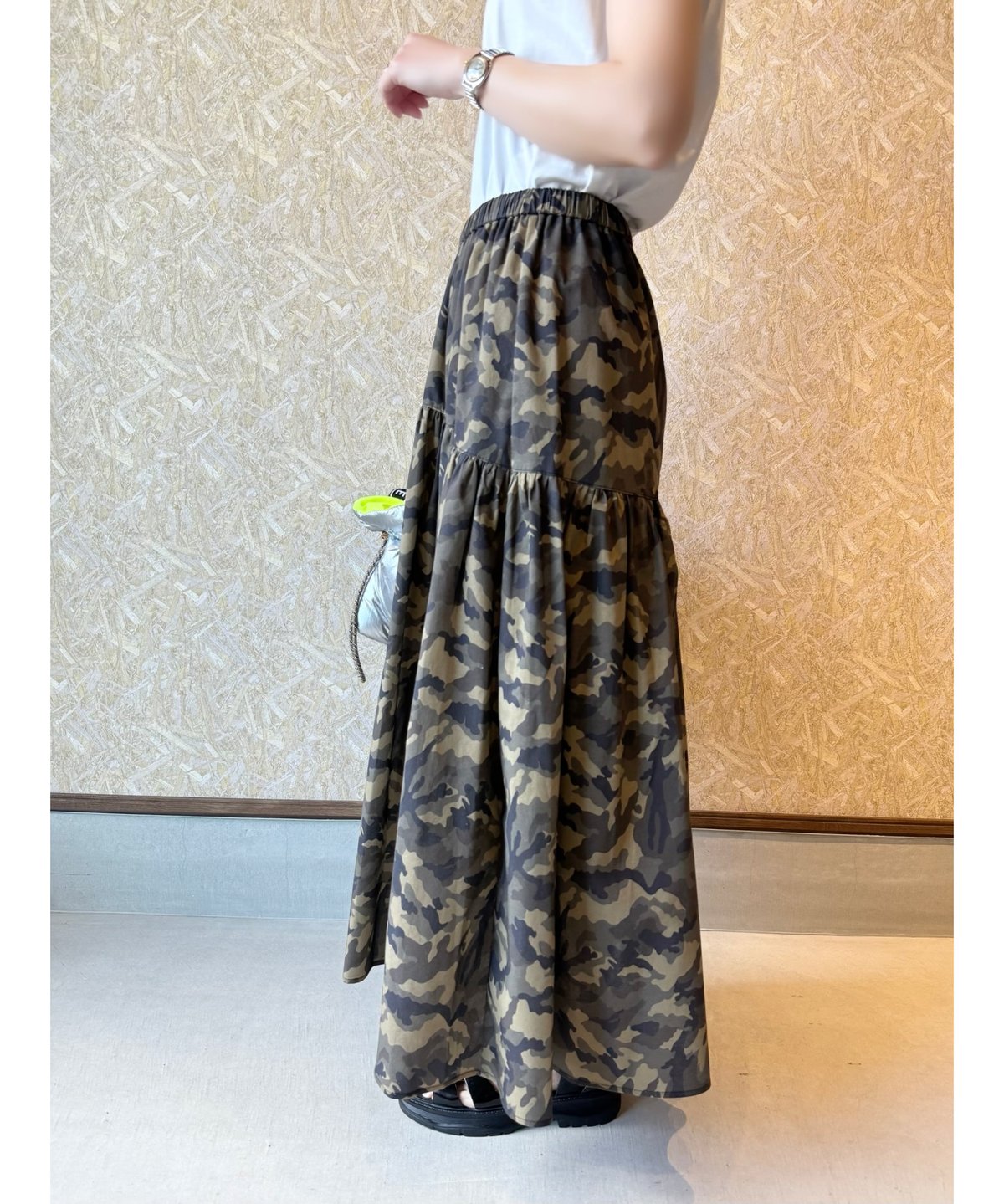 マルゴー　スカート MARGAUX VINTAGE ☆ camouflage gather skirts | BA