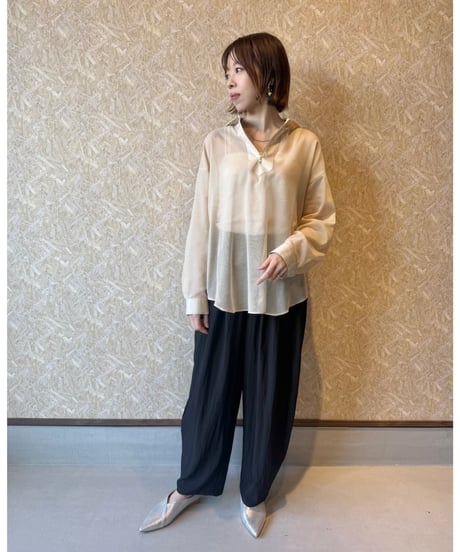 FOSI. ★ sheer karami hoodie  shirt