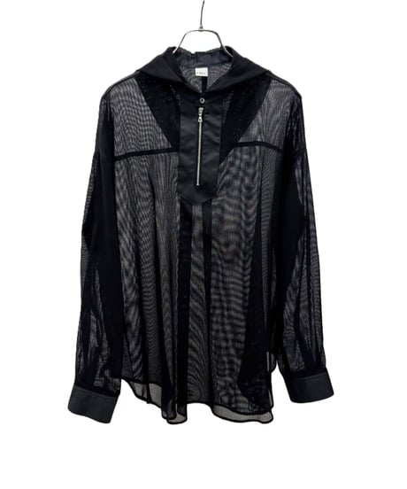 FOSI. ★ sheer karami hoodie  shirt