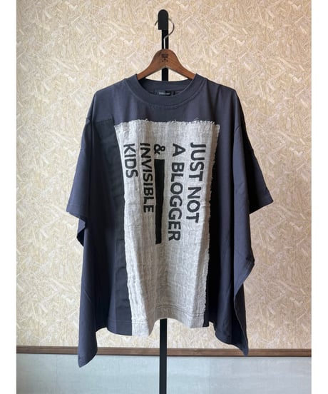 JUDDY CORN ★ soft  wrapping poncho T-shirt