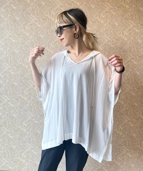 CHIGNON ★ sheer mesh poncho