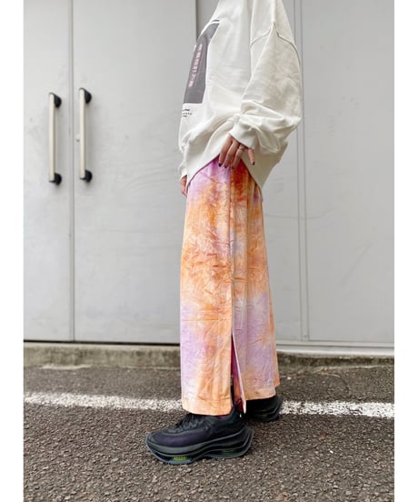 CHIGNONSTAR ★ tie dye velours skirt