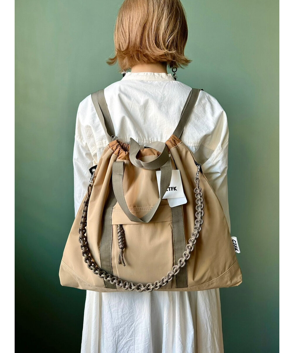 CONTROL FREAK ☆ nylon 3way square tote | BASTET