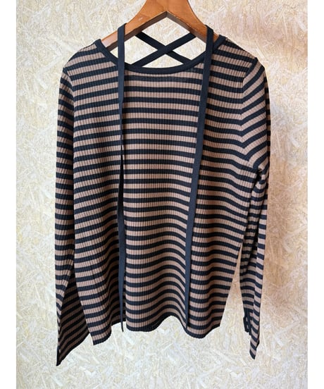CHIGNON ★ 2way choker knit poncho