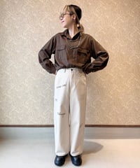Le Melange ★ over gather shirt