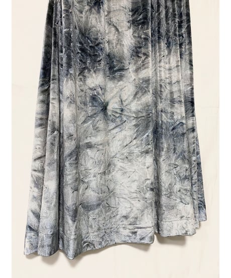 CHIGNONSTAR ★ tie dye velours skirt