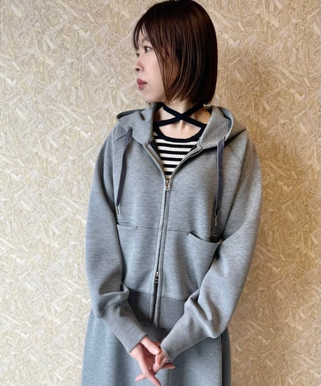 MICHNESS ★ cardboard knit zip parka