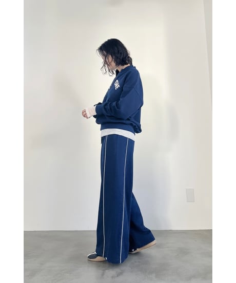 FOSI. ★ half zip logo sweat poncho