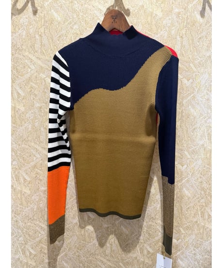 RISLEY ★ bi-color 2way knit
