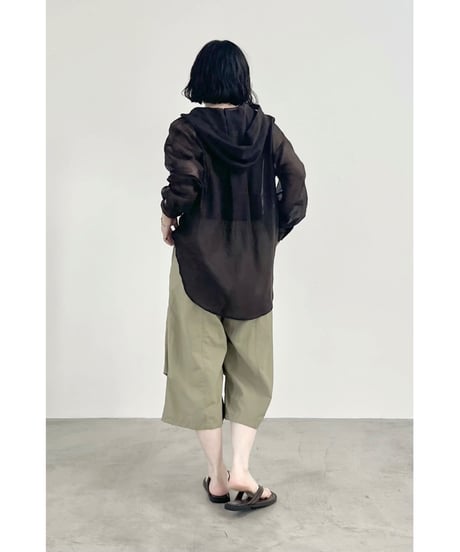 FOSI. ★ sheer karami hoodie  shirt