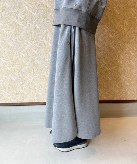 MICHNESS ★ velours line flare skirt