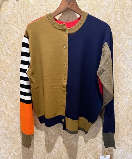 RISLEY ★ bi-color 2way cardigan