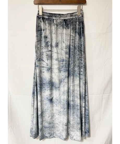 CHIGNONSTAR ★ tie dye velours skirt