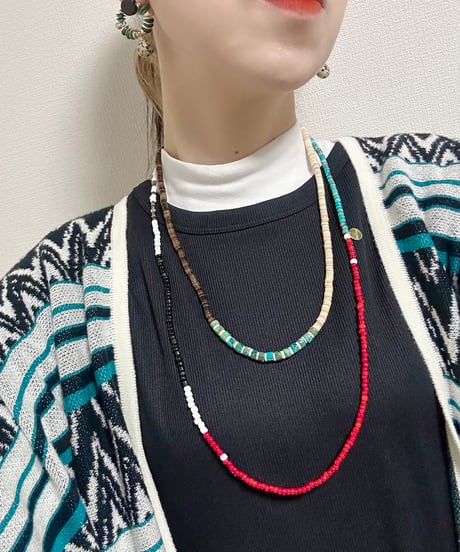 Le Melange ★ Heishi Shell Beads Necklace