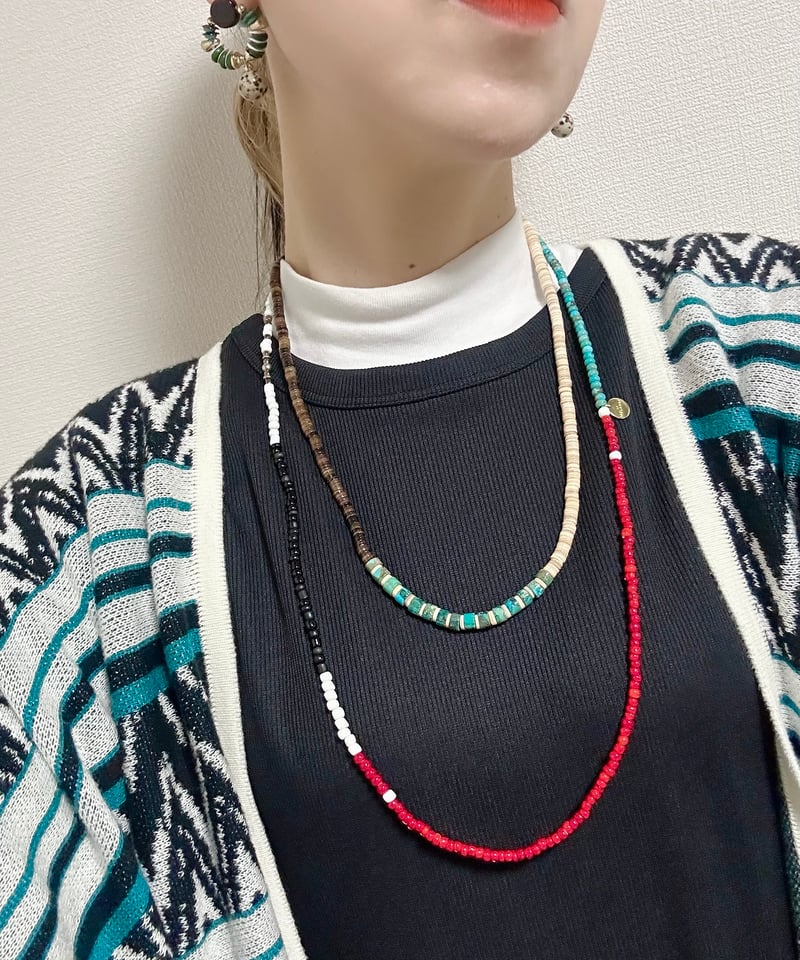 Le Melange ☆ Heishi Shell Beads Necklace | BASTET