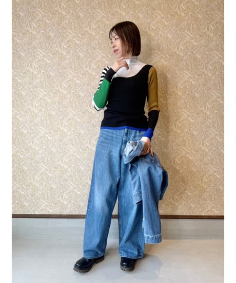 RISLEY ★ bi-color 2way knit