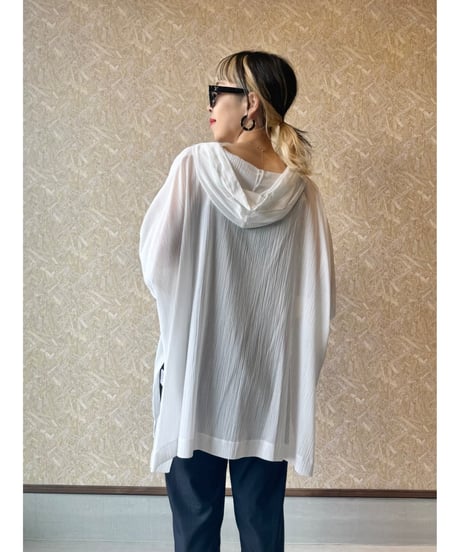 CHIGNON ★ sheer mesh poncho