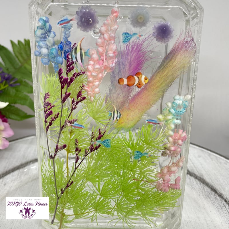 No.27 8角形小物入れ固まるハーバリウム No.27 8角形小物入れ固まるハーバリウム No.27 8角形小物入れ固まる