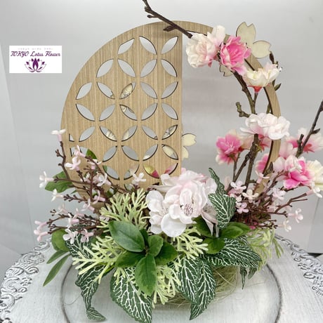 【再入荷！】アーティフィシャルフラワー桜のプレート🌸360度美しい