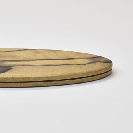 b-543-2_____12" x  6"BUN TRAY　白黒檀