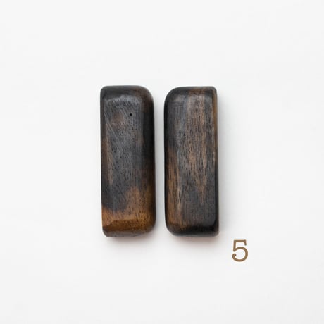 b-148-2〜5_____END CAPS　25㎜幅　黒柿