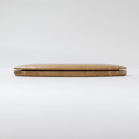 b-681_____7"カクテルパース　バーズアイメープル　エッジ薄仕立て