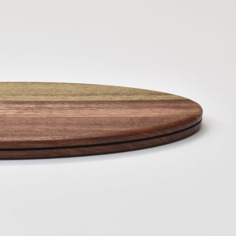 b-544_____12" x  6" BUN TRAY　紅白ブビンガ