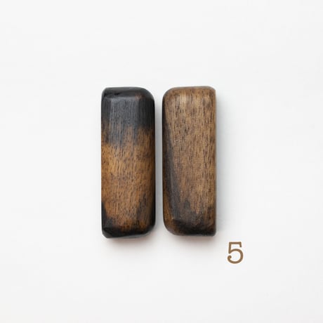 b-148-2〜5_____END CAPS　25㎜幅　黒柿