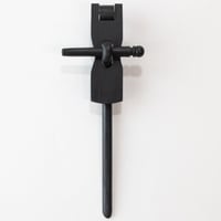 b-003____フルラッチ　長型　 黒檀（真黒）