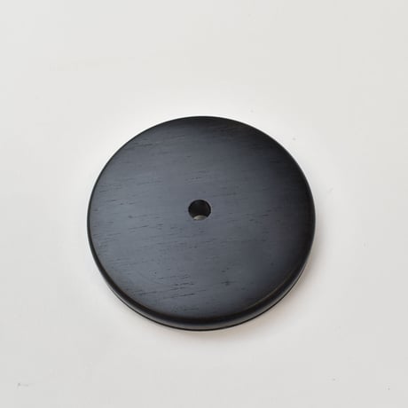 b-191_____4"ラウンド　真黒　エッジ薄仕立て