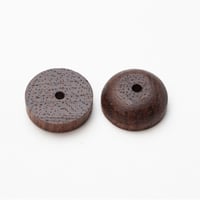 b-137____Φ14　ドーム＆ワッシャーセット　ブビンガ