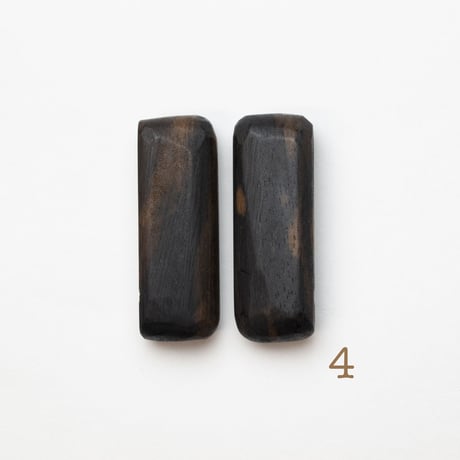 b-148-2〜5_____END CAPS　25㎜幅　黒柿