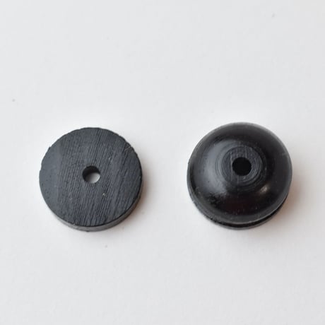 b-734_____Φ14　ノブ&ワッシャーセット　黒檀