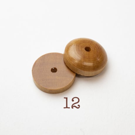 b-032_____Φ14　ドーム＆ワッシャーセット　ツゲ