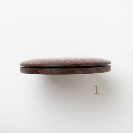 b-131____ 5"ラウンド　 紫檀縮杢