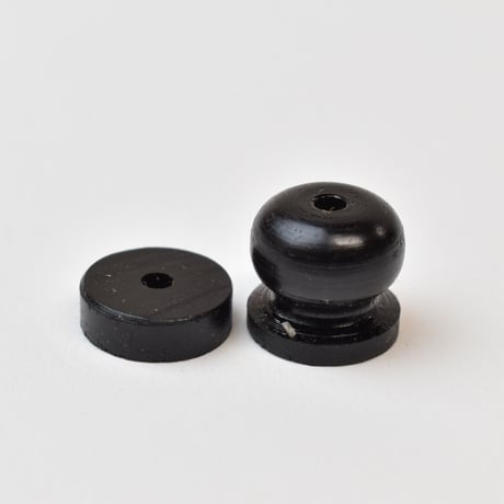 b-696_____Φ10　ノブ＆ワッシャーセット　黒檀