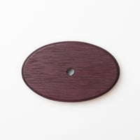 b-084-2____ 4-3/4"   オーバルパース　パープルハート