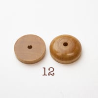 b-032_____Φ14　ドーム＆ワッシャーセット　ツゲ