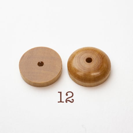 b-032_____Φ14　ドーム＆ワッシャーセット　ツゲ